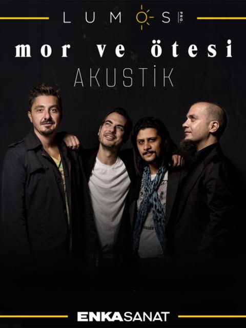 mor ve ötesi Akustik konser afişi